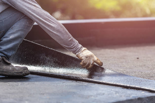 Professional Interior Drainage System technician working in Deputy, IN